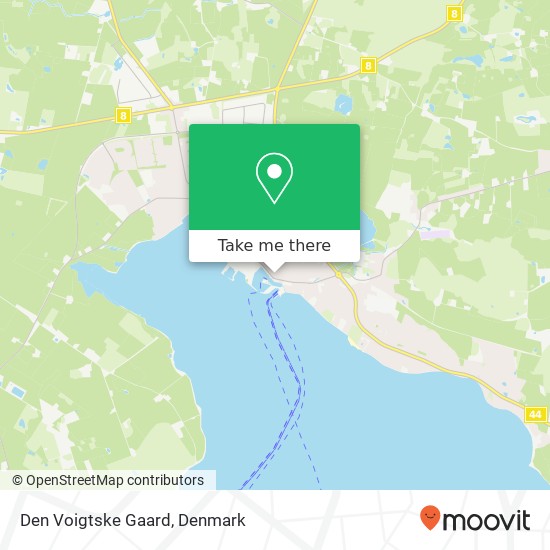 Den Voigtske Gaard, Strandgade 6 5600 Faaborg-Midtfyn map