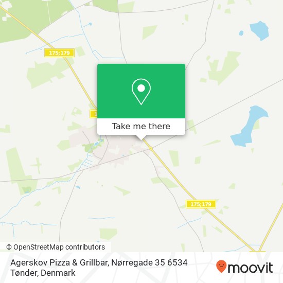 Agerskov Pizza & Grillbar, Nørregade 35 6534 Tønder map