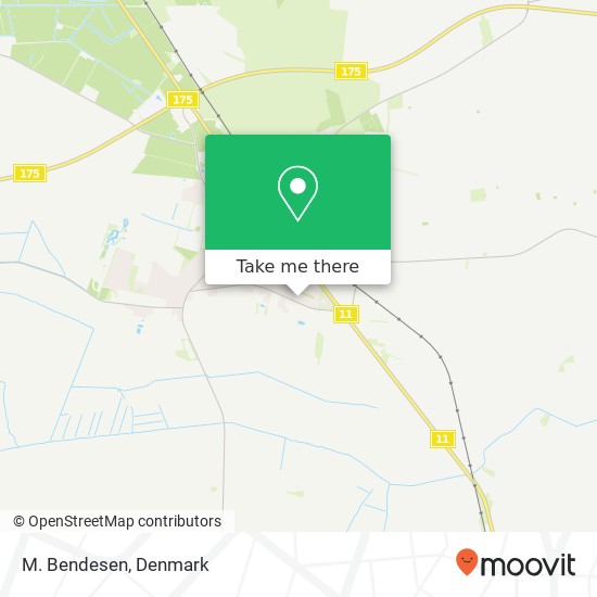 M. Bendesen, Toften 24 6780 Tønder map