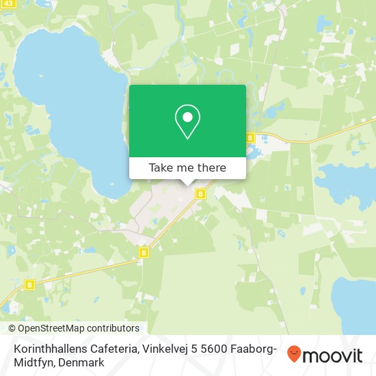 Korinthhallens Cafeteria, Vinkelvej 5 5600 Faaborg-Midtfyn map