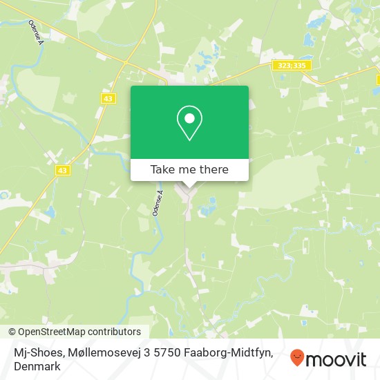 Mj-Shoes, Møllemosevej 3 5750 Faaborg-Midtfyn map