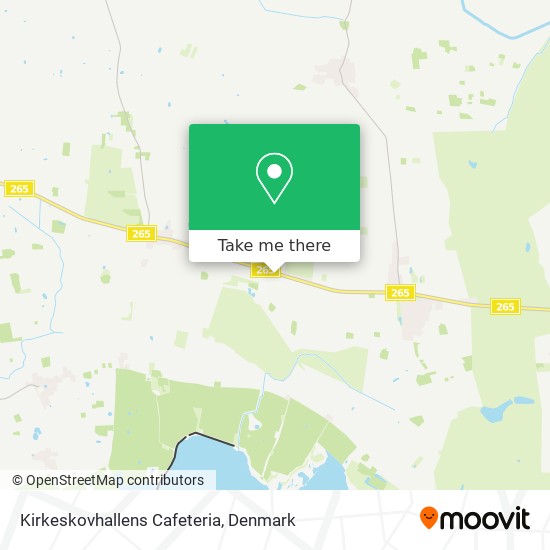 Kirkeskovhallens Cafeteria map