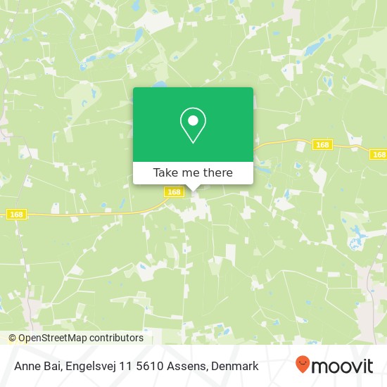 Anne Bai, Engelsvej 11 5610 Assens map