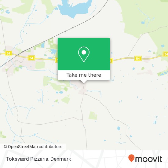 Toksværd Pizzaria, Toksværd Bygade 43 4684 Næstved map