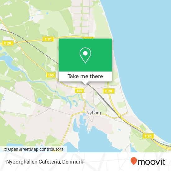 Nyborghallen Cafeteria, Halvej 1 5800 Nyborg map