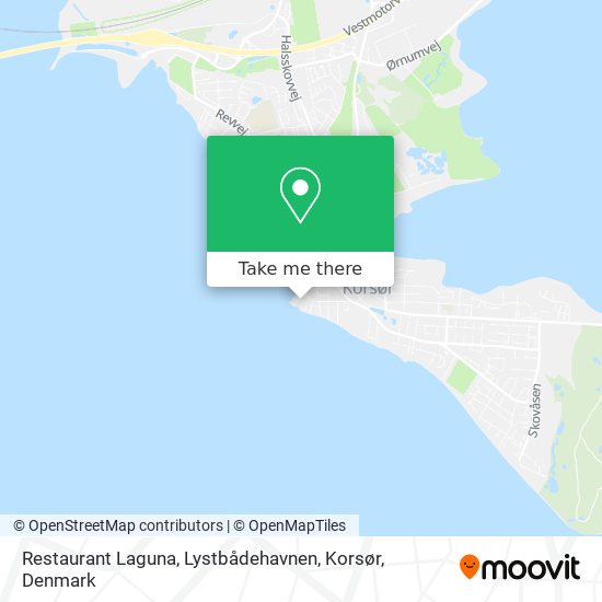 Restaurant Laguna, Lystbådehavnen, Korsør map