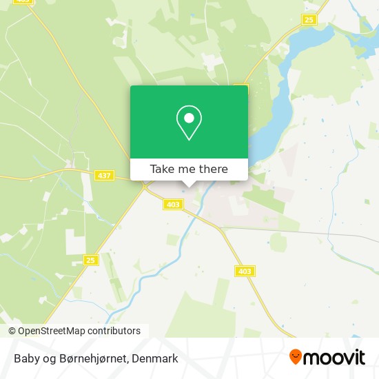 Baby og Børnehjørnet map