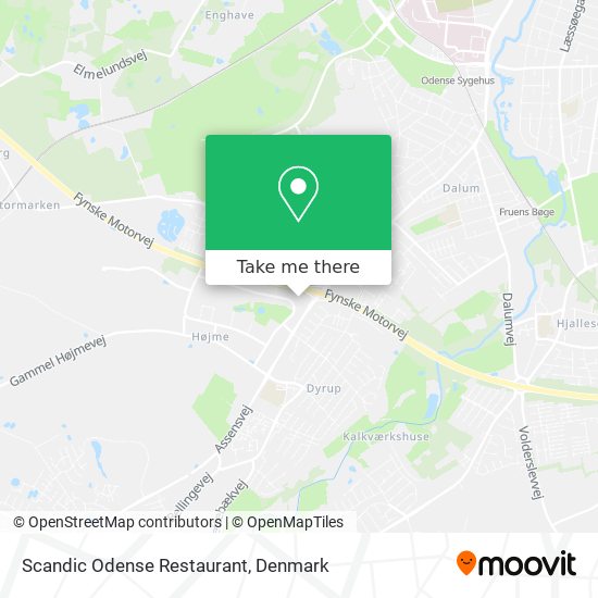 Scandic Odense Restaurant map