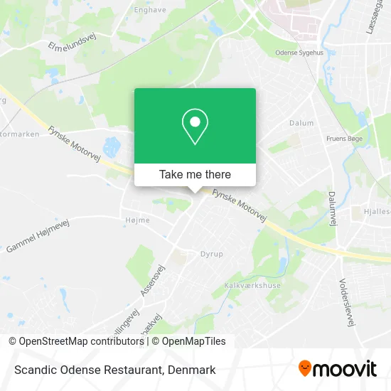 Scandic Odense Restaurant map