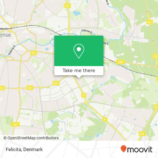 Felicita, Niels Bjerres Vænge 21 5220 Odense SØ map