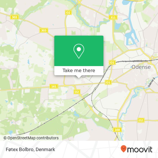 Føtex Bolbro map