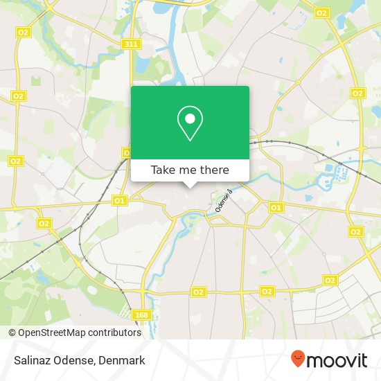 Salinaz Odense, Vintapperstræde 16 5000 Odense C map