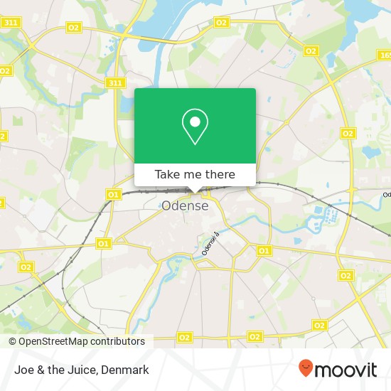 Joe & the Juice, Østre Stationsvej 27 5000 Odense C map