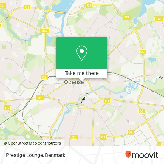 Prestige Lounge, Thomas B. Thriges Gade 26 5000 Odense C map