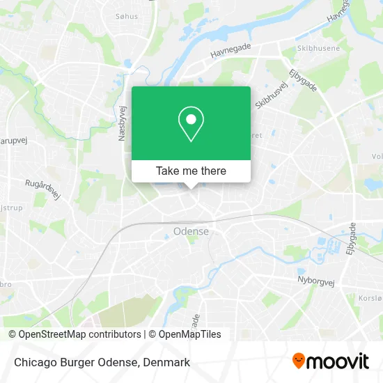 Chicago Burger Odense map