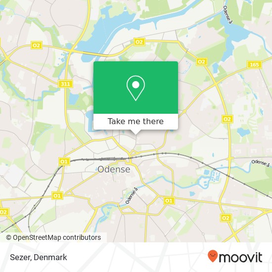 Sezer, Skibhusvej 66 5000 Odense C map