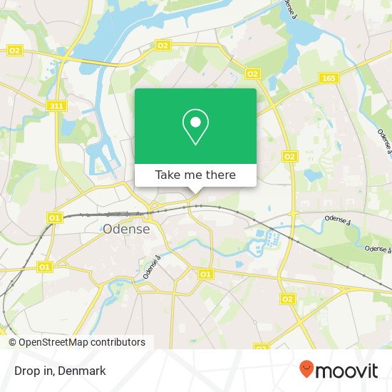 Drop in, Kochsgade 47 5000 Odense C map