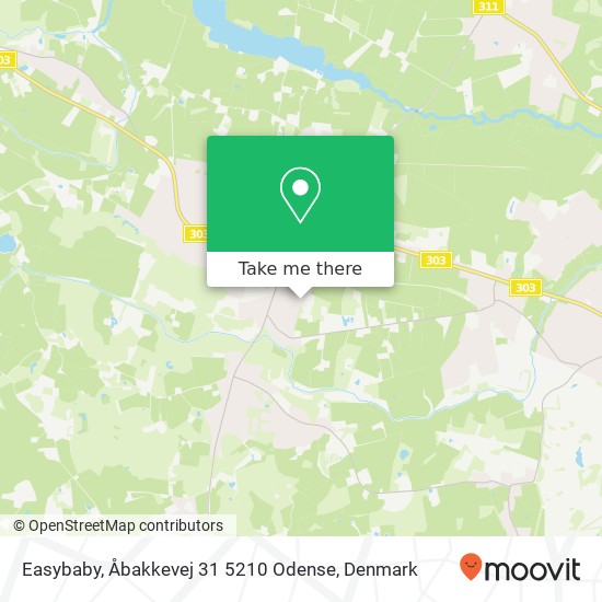 Easybaby, Åbakkevej 31 5210 Odense map