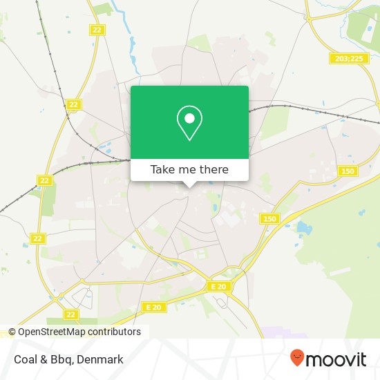 Coal & Bbq, Rosengade 5 4200 Slagelse map