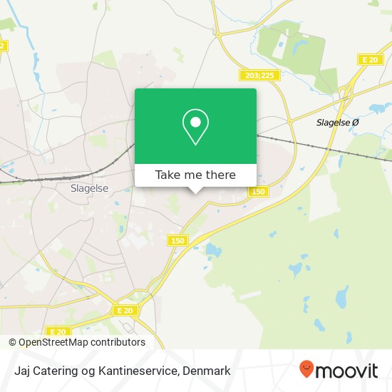 Jaj Catering og Kantineservice, Klosterbanken 52 4200 Slagelse map