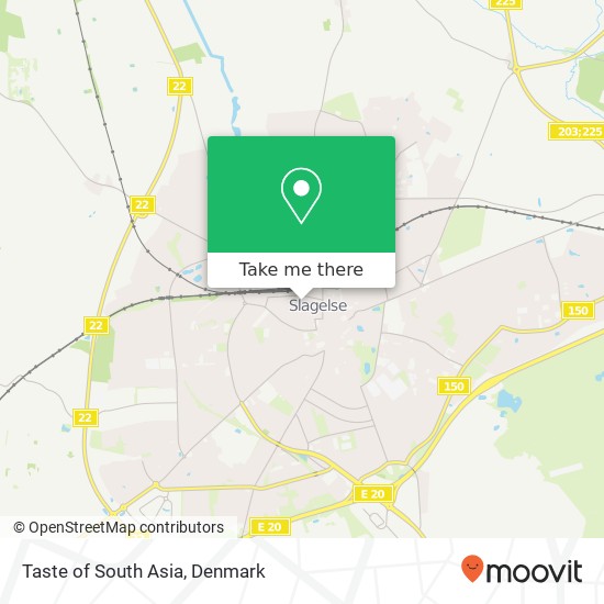 Taste of South Asia, Sanct Mikkelsgade 22 4200 Slagelse map