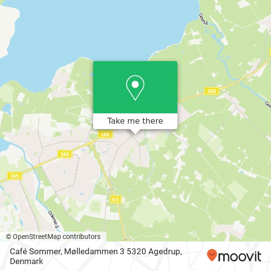 Café Sommer, Mølledammen 3 5320 Agedrup map