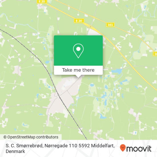 S. C. Smørrebrød, Nørregade 110 5592 Middelfart map