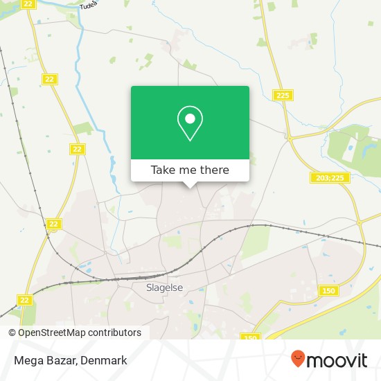 Mega Bazar, Randersvej 13 4200 Slagelse map