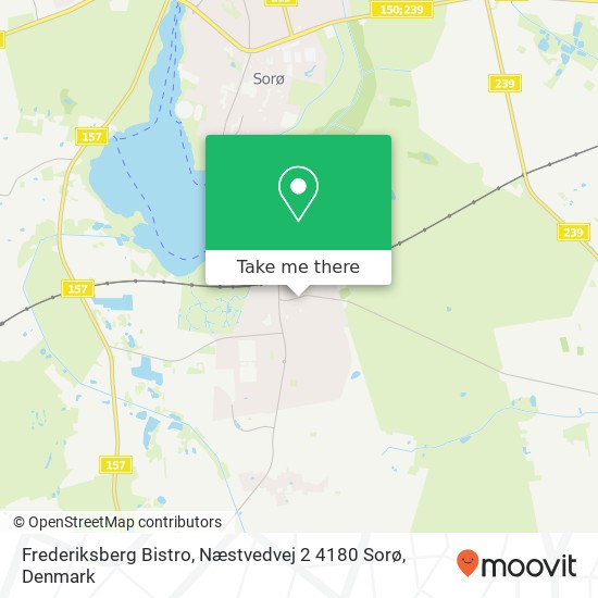 Frederiksberg Bistro, Næstvedvej 2 4180 Sorø map