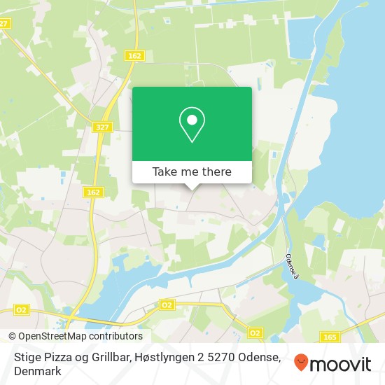 Stige Pizza og Grillbar, Høstlyngen 2 5270 Odense map