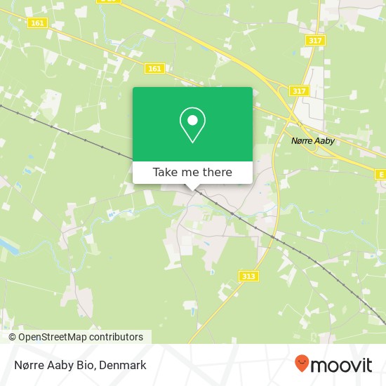 Nørre Aaby Bio map