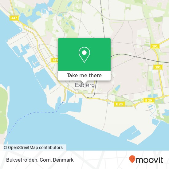 Buksetrolden. Com, Torvet 16 6700 Esbjerg map