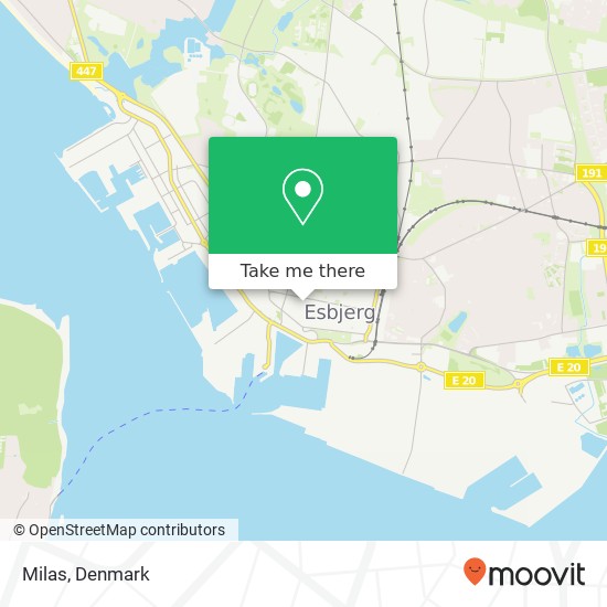 Milas, Smedegade 21 6700 Esbjerg map
