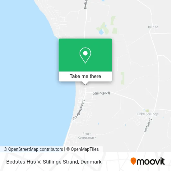 Bedstes Hus V. Stillinge Strand map
