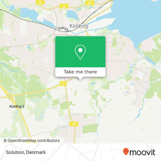 Solution, Fabriksvej 18 6000 Kolding map