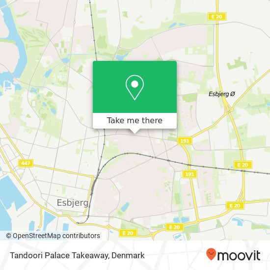 Tandoori Palace Takeaway, Strandby Kirkevej 143 6705 Esbjerg Ø map