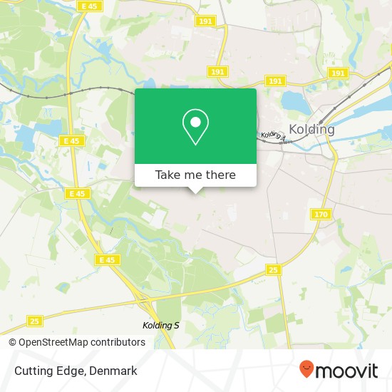 Cutting Edge, Lykkegårdsvej 67 6000 Kolding map