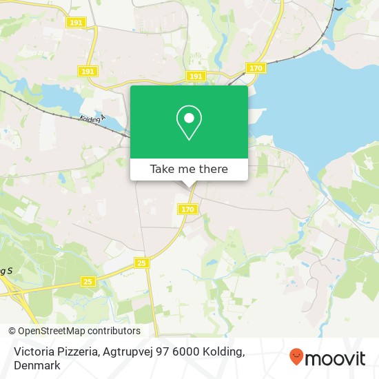 Victoria Pizzeria, Agtrupvej 97 6000 Kolding map