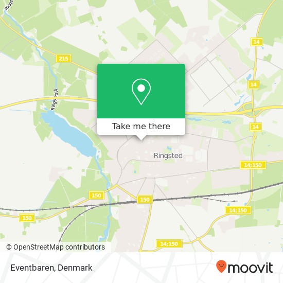 Eventbaren, Nørretorv 3 4100 Ringsted map