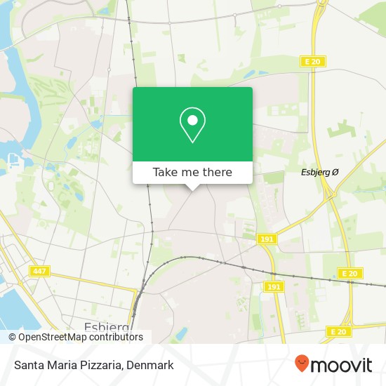 Santa Maria Pizzaria, Gefions Alle 3 6705 Esbjerg Ø map