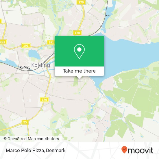 Marco Polo Pizza, Kløvervej 25 6000 Kolding map