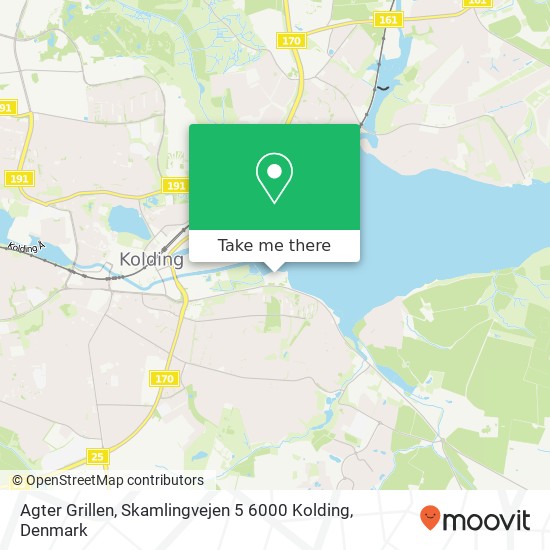 Agter Grillen, Skamlingvejen 5 6000 Kolding map