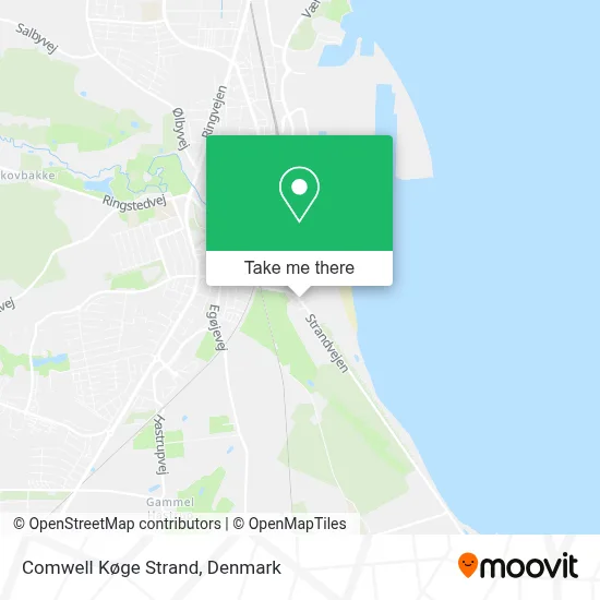 Comwell Køge Strand map