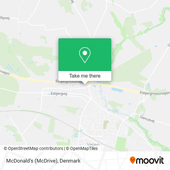 McDonald's (McDrive) map