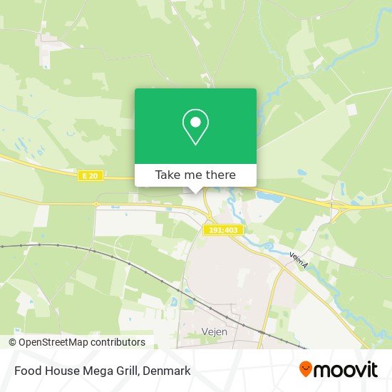 Food House Mega Grill map