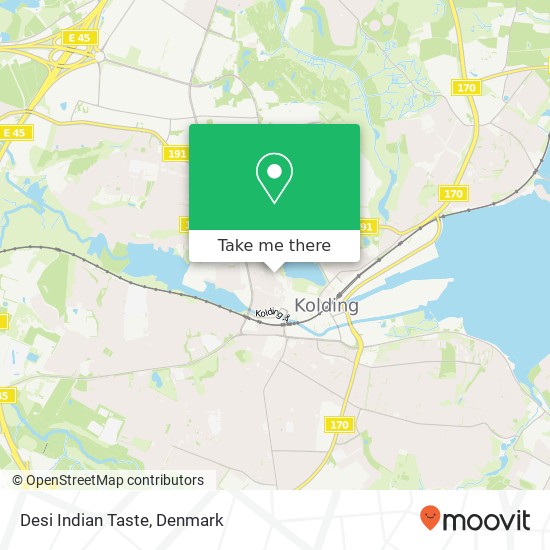 Desi Indian Taste, Låsbygade 31 6000 Kolding map