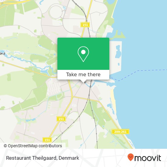 Restaurant Theilgaard, Strandvejen 2 4600 Køge map