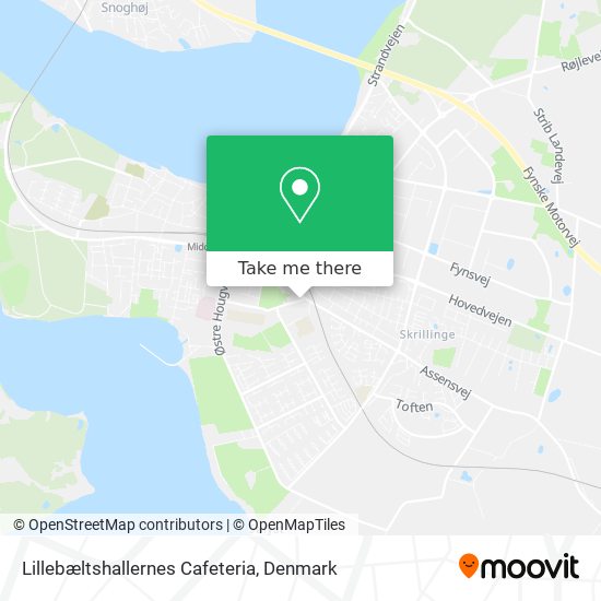 Lillebæltshallernes Cafeteria map