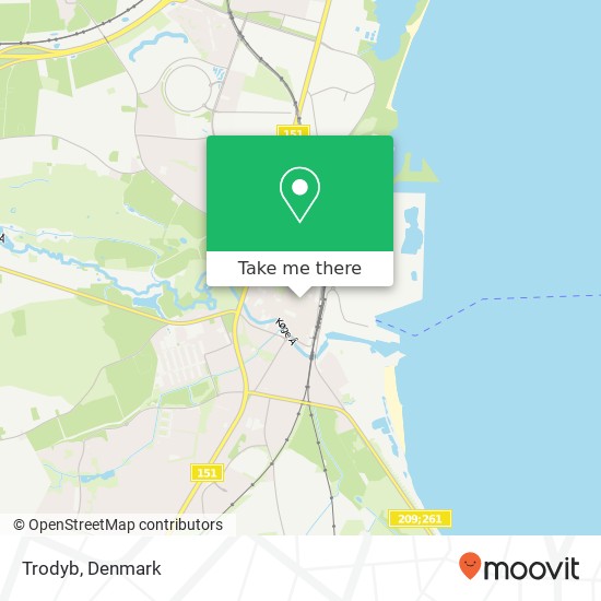 Trodyb, Nørregade 11 4600 Køge map