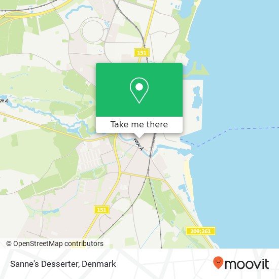 Sanne's Desserter, Torvet 19M 4600 Køge map